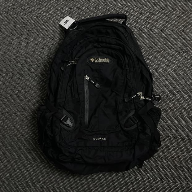 컬럼비아 coulee 블랙 아웃도어 테크 백팩o 4048