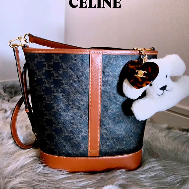 셀린느 트리옹프 버킷백 미디움