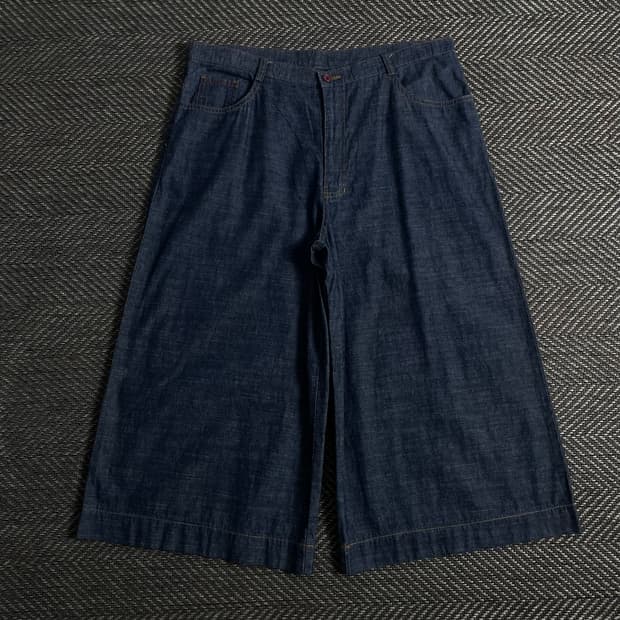 00s y2k 빈티지 버뮤다 데님 팬츠o 3905