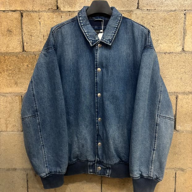 리바이스 워싱 데님 블루종 자켓