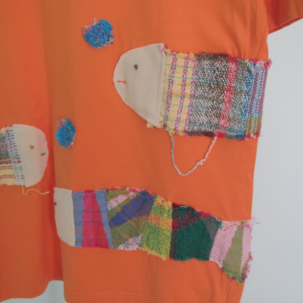 Remake fish patchwork top