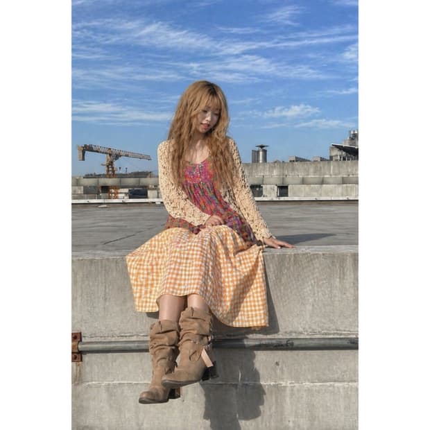 소녀의 옷장 체크무늬 코디 set 🍊