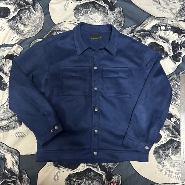 더니트컴퍼니 스웨이드 스판 셔츠자켓 M사이즈