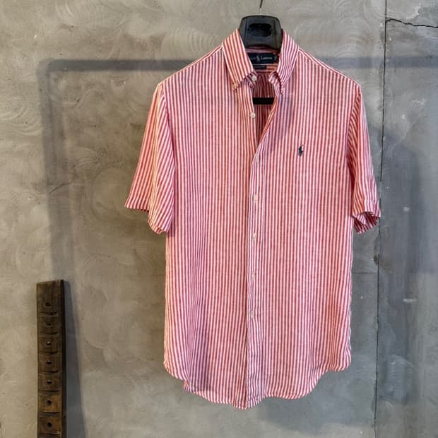 폴로 랄프로렌 리넨 버튼다운 셔츠 100