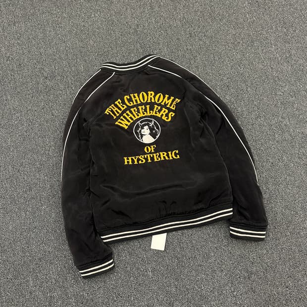 히스테릭 글래머 리버시블 스컬 블랙 스카쟌 스카잔