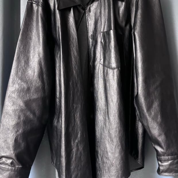 아워래가시 레더셔츠 100사이느