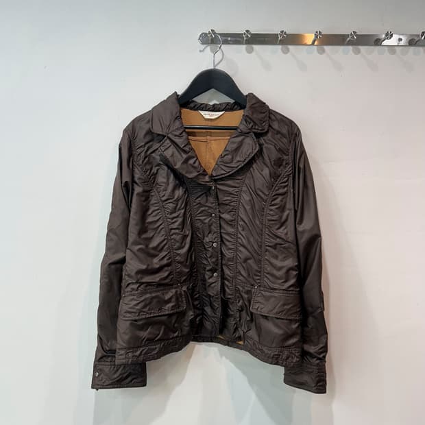 브라운 셔링 자켓