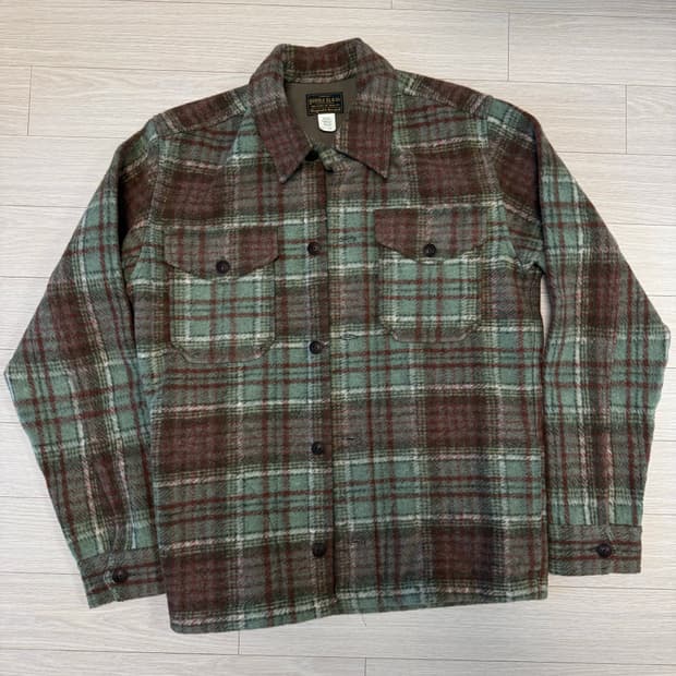 [s]rrl 플래드 울 블렌드 워크셔츠