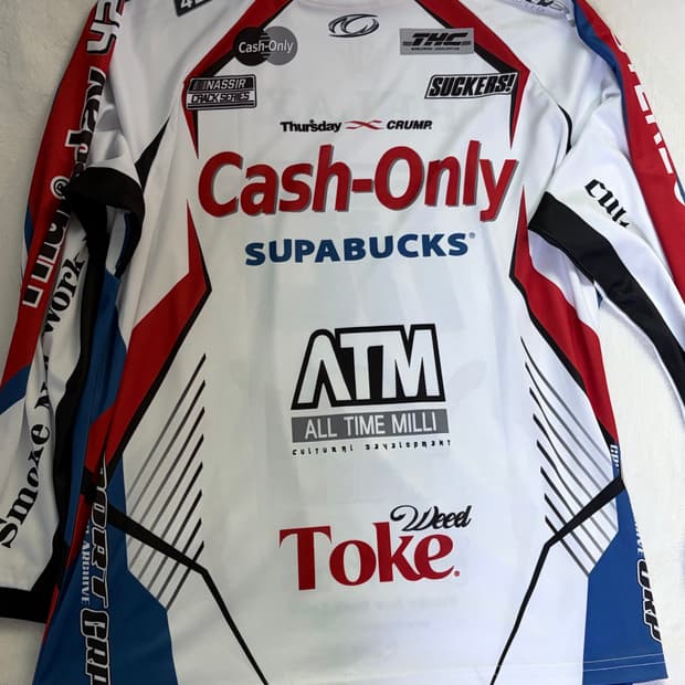 THURSDAY420 x CRUMP 패러디 레이싱 져지 [화이트]