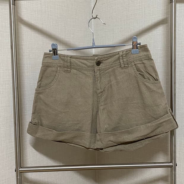 린넨 롤업 반바지