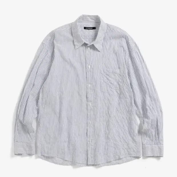 [2] 해칭룸 클래식 셔츠 스트라이프 화이트/블루