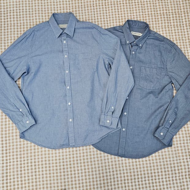 지오다노 긴소매 셔츠 남자100 (2벌가격)