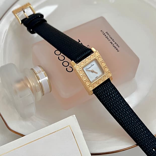 라 파리지엔느 골드 베젤 디올 시계 / 정품감정, 케어