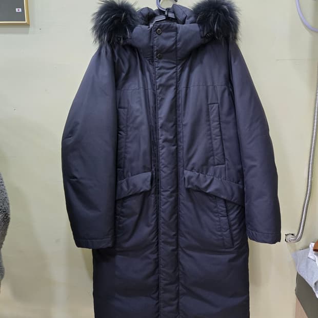 [지오투] GGIO2 프리미엄 구스다운 롱패딩 네이비 95