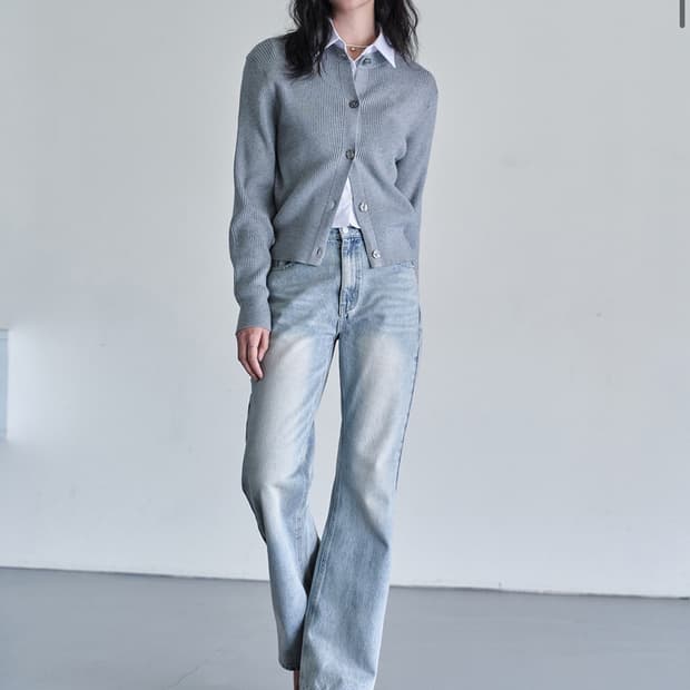 데케트우먼 시그니처 세미 플레어 진 라이트블루 XS