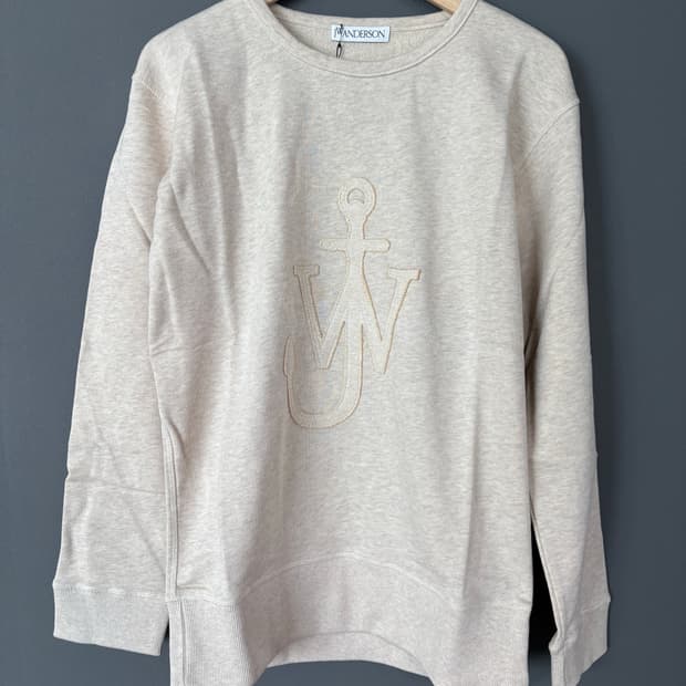 JW앤더슨 아이보리 스웨트셔츠 M