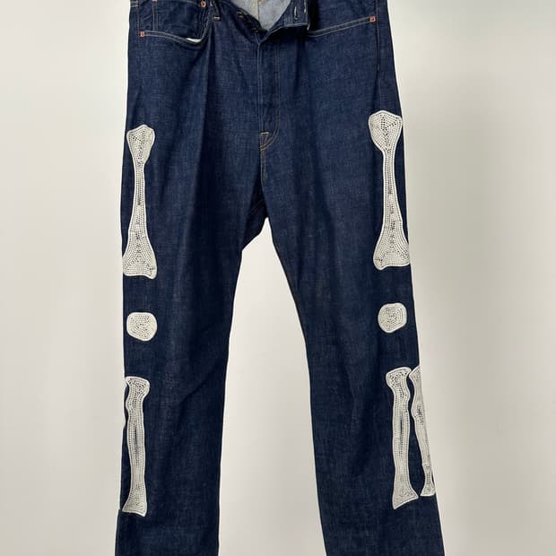 캐피탈 본 데님 팬츠 인디고 36사이즈