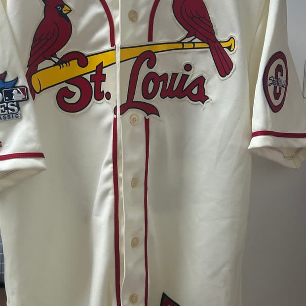 mlb 세인트루이스 웨인라이트 싸인 유니폼