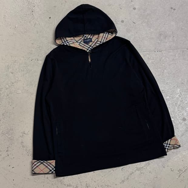 Burberry 버버리 노바체크 블랙 후드티