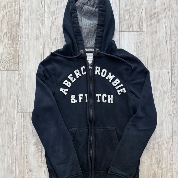 아베크롬비 후드집업 네이비 m