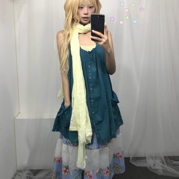 ✿민트 플라워 하구미 코디 set ✿