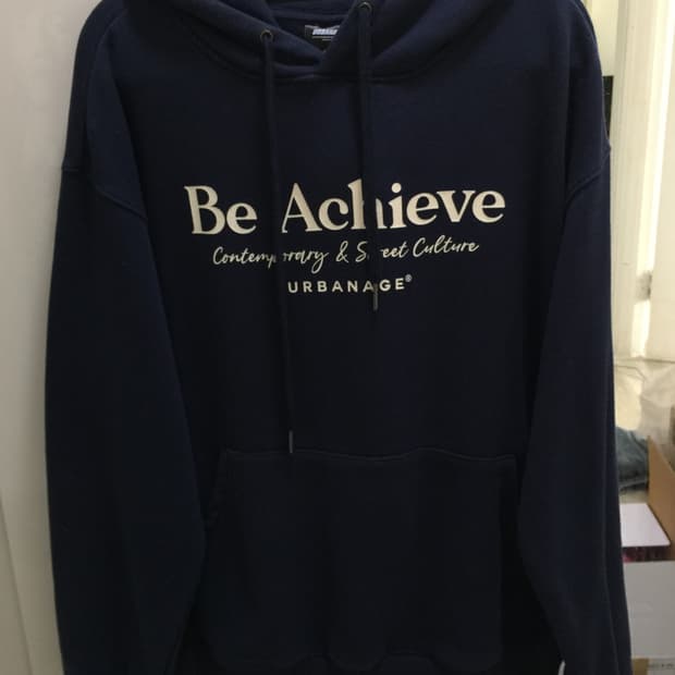 어반에이지 비어처브 오버 후드티 네이비 M