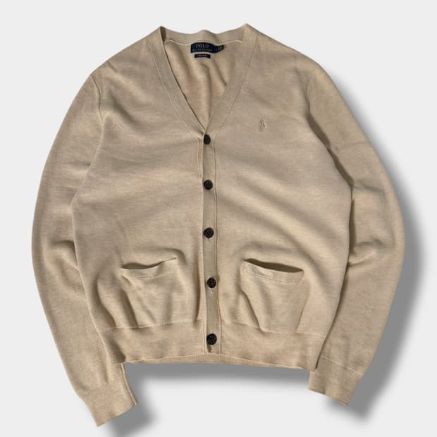 폴로 랄프로렌 루즈핏 신형 피마코튼 베이지 가디건