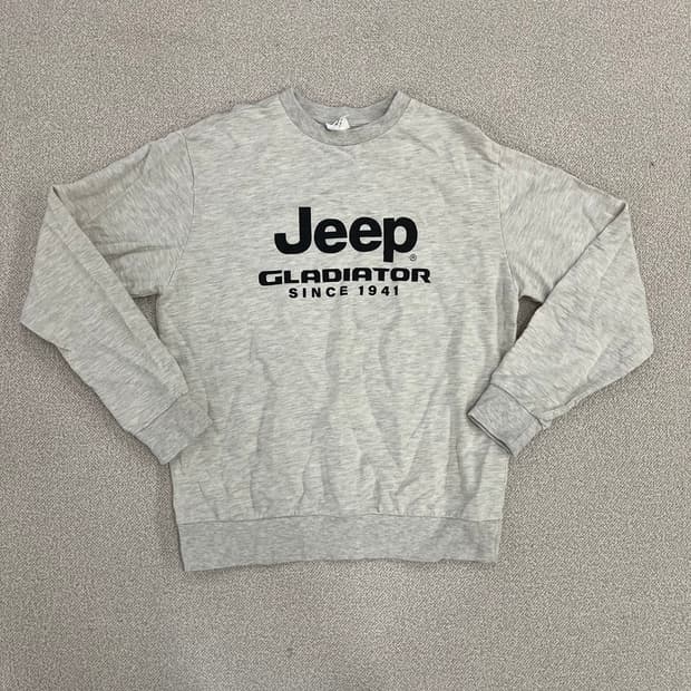 M 지프 라운드넥 맨투맨 0209M1