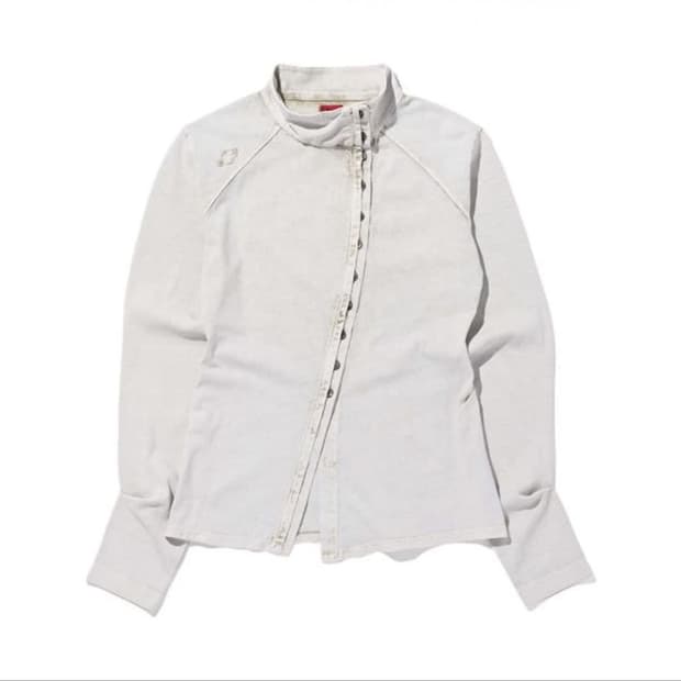 미스치프 워시드 저지 셔츠 라이트 베이지