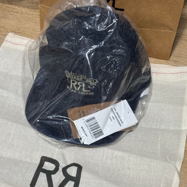 RRL 렌치로고 데님 볼캡