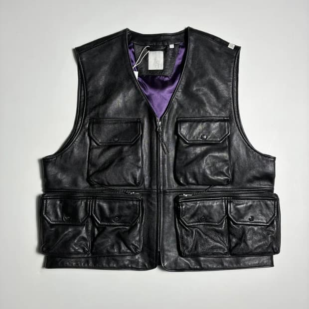 페치 Fetch 24FW 유틸리티 레더 카고 베스트 R3191