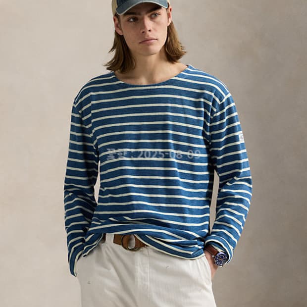 폴로 랄프로렌 스트라이프 긴팔 티셔츠(25ss)