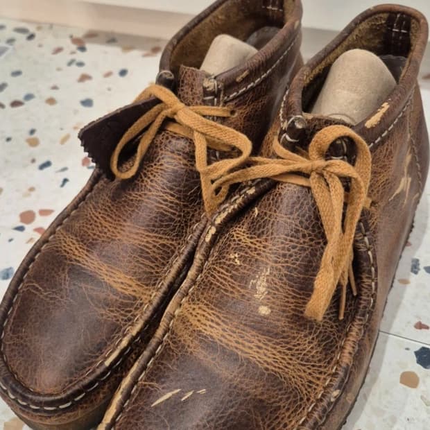 클락스 왈라비 빈티지 가죽270