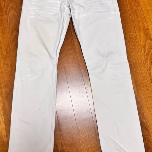 00s 버버리 스테드맨 진 화이트 30