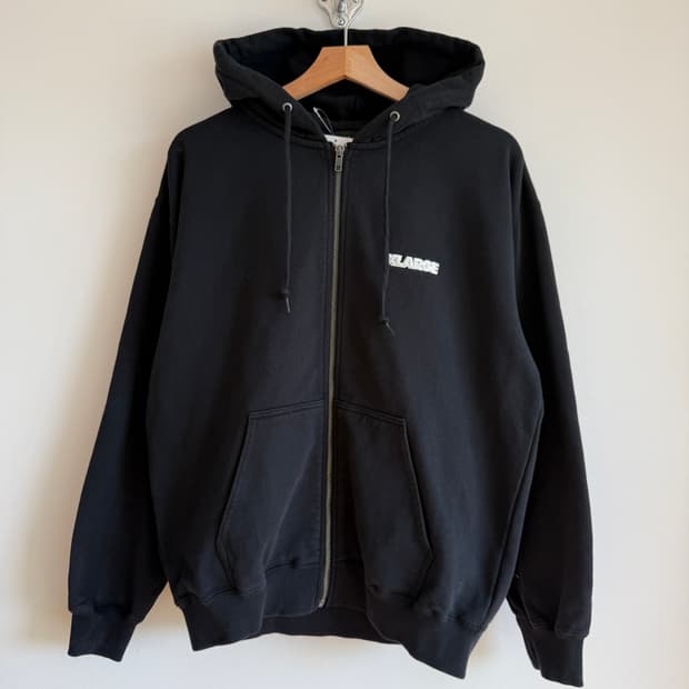 XLARGE 후드 집업(택 달린 제품, 일본판)