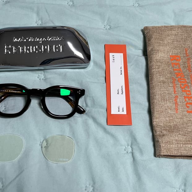 래쉬안경 호피 뿔테 안경 LUNETTES 02(45) HAV