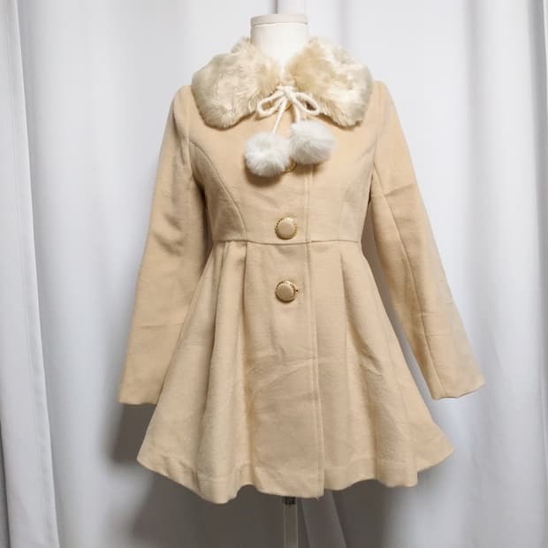 빈티지 플리츠코트 달천대장 라떼히메로맨틱갸루 로걀탑 스나계 캐캐체핀터깔