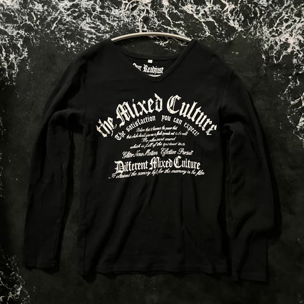 y2k대장 블랙롱슬리브