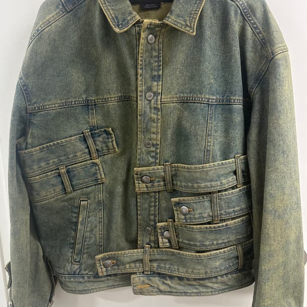 Anderson bell 벨트 데님 자켓