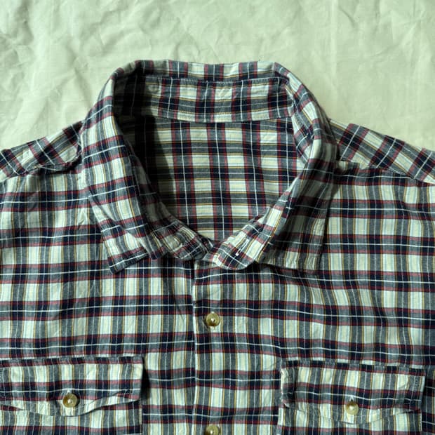 레드 체크 셔츠