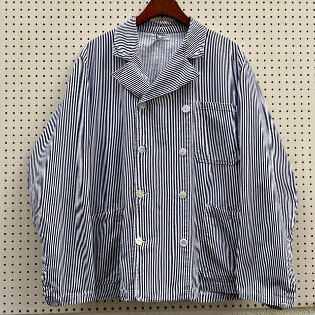 OLD FRENCH STRIPE 빈티지프렌치워크 더블브레스트자켓