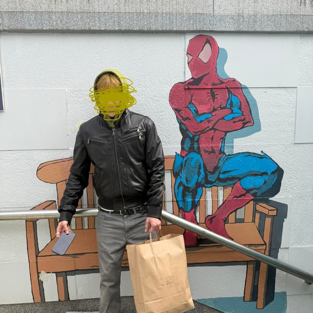 2000년대 돌체앤가바나 멀티 지퍼 레더 자켓