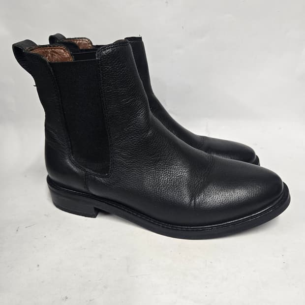 H&M 레더 블랙 첼시 부츠 240mm