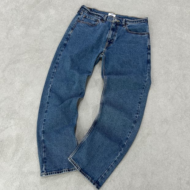 리바이스 데님 청바지 블루 36