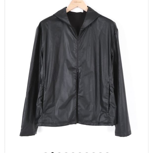 rest zip hoodie coated jacket