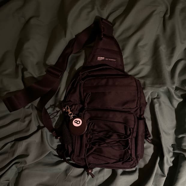 빈티지 크로스 힙색 키링 포함