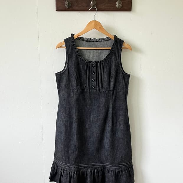 peyton place 데님 원피스