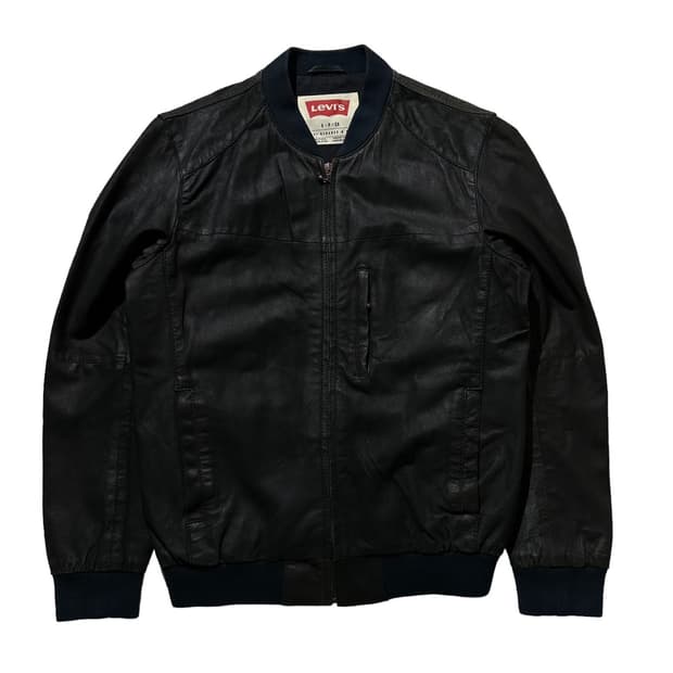 리바이스 염소가죽 블루종 봄버 자켓