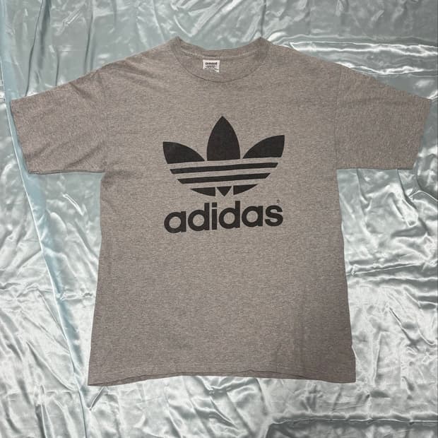 90s Adidas USA 빈티지 아디다스 트레포일 로고 티셔츠