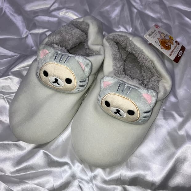 고전 코리락쿠마 고양이 슬리퍼 실내화